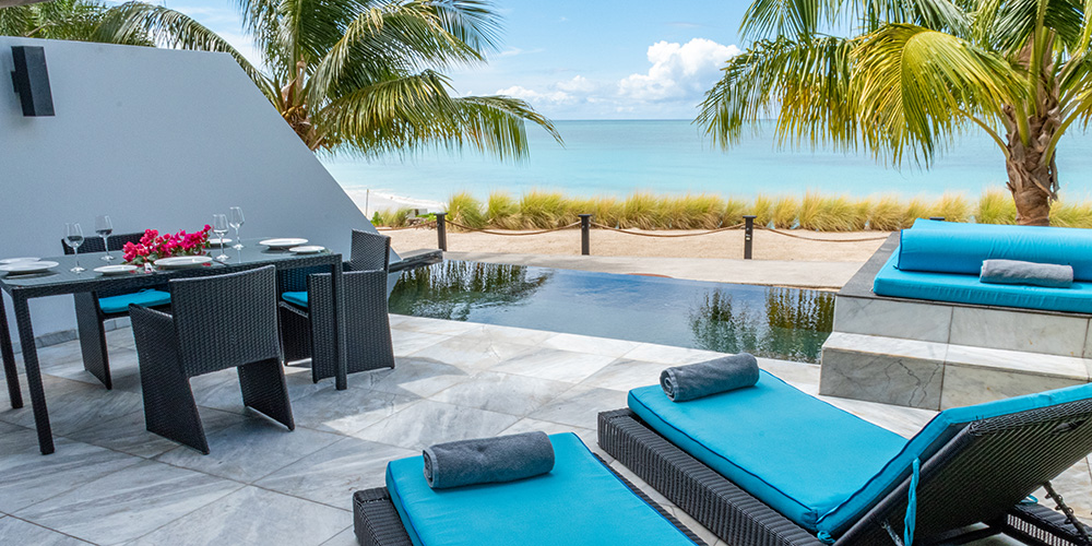 luxury beachfront villa